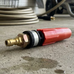 Bico Curto de Leque 1.0 MM de Alta Pressão com Engate Rápido
