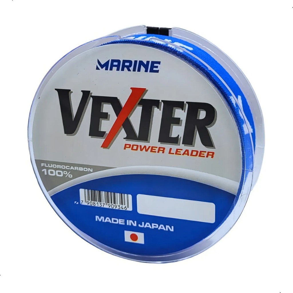 Linha Leader Vexter Power 50m | Invisível Alta Resistência | Linha para Pesca Líder Fluorcarbono