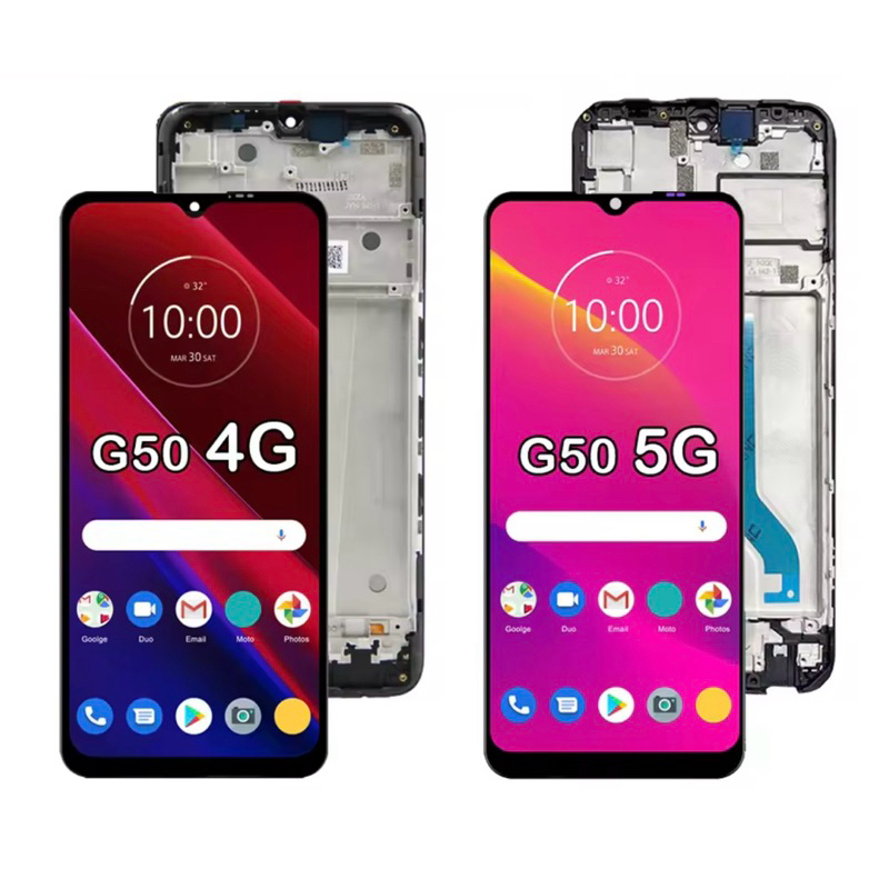 📱 Tela Frontal Display Compatível Moto g50 4g XT2137-1 g50 5g xt2149-1 Envio Imediato Sem aro Com Aro