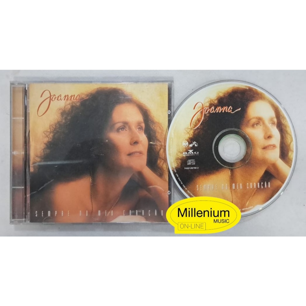 CD Joanna Sempre No Meu Coração 1995 Original Gravadora Colecionador Ótimo Estado