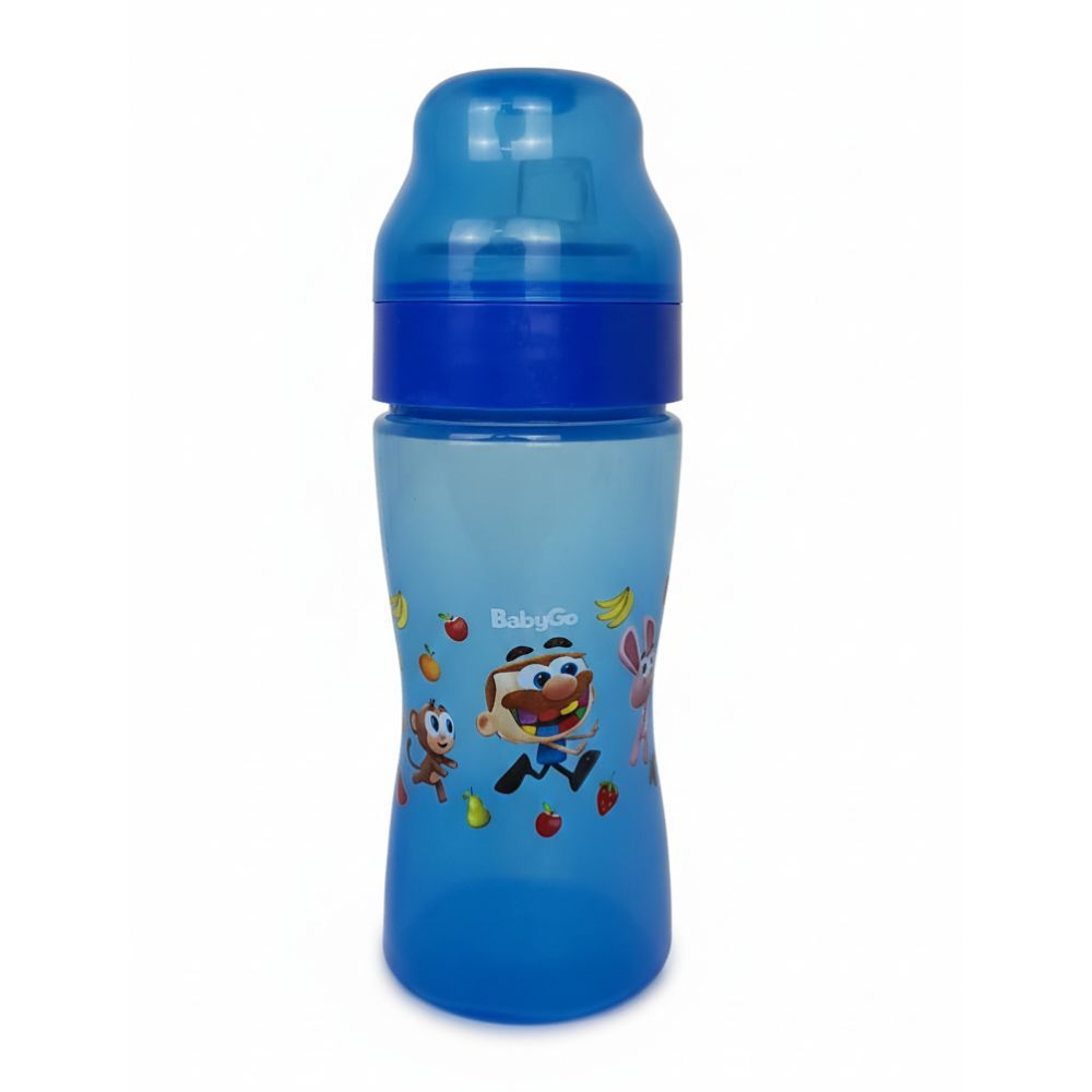 Copo De Transição Infantil C/ Bico Flexível e Tampa 330ml José Comilão BabyGo em Oferta na Shopee
