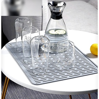 Tapete Escorredor de Louça e Descanso de Panela em Silicone Pia Banheiro Antitérmico Antiderrapante em Oferta na Shopee