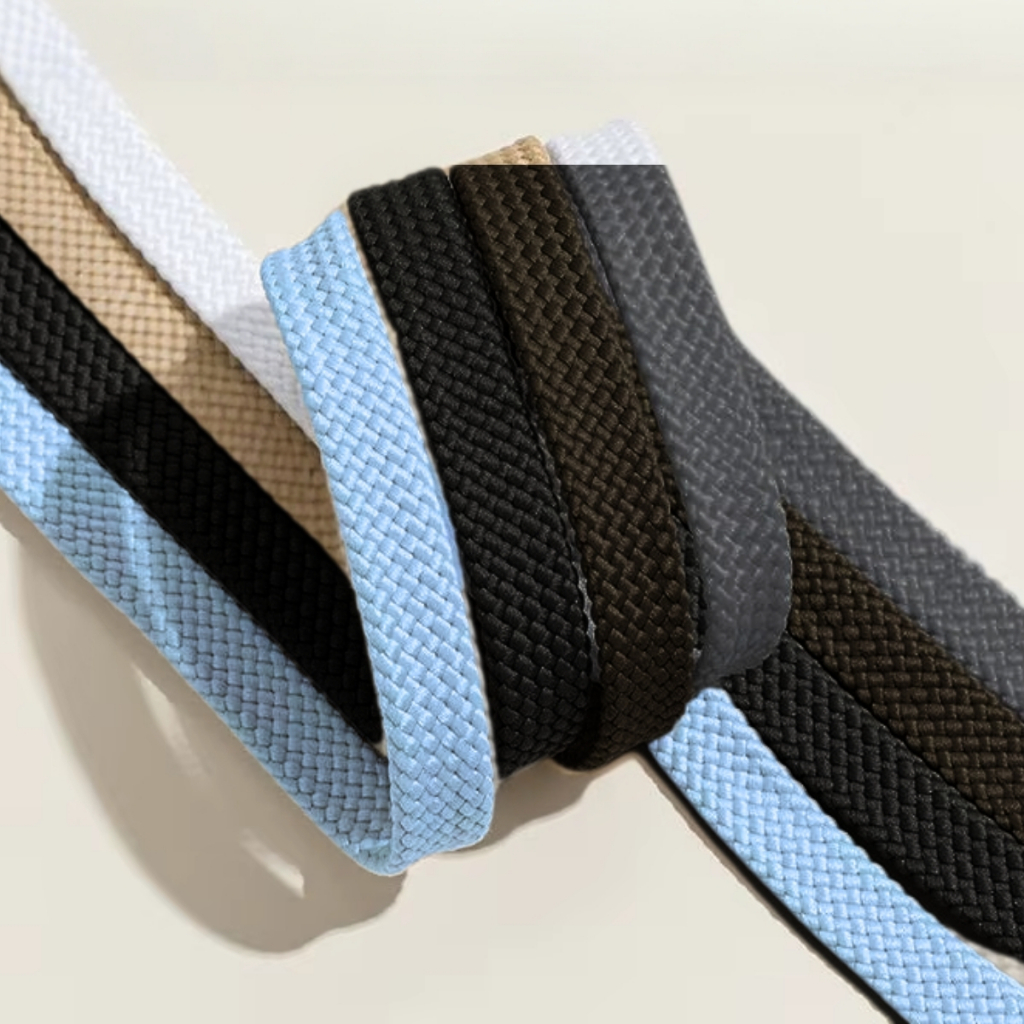 Kit 2 Pares de Cadarço Achatado Estilo Versátil – Perfeito Para o Seu Dia a Dia em Oferta na Shopee