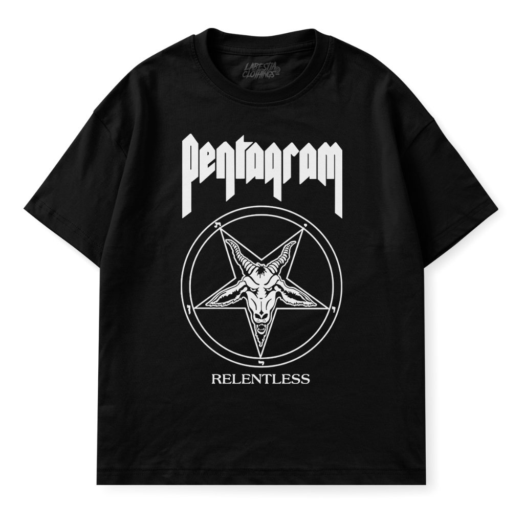 Camiseta Estampada Banda Pentagram Stoner Metal Doom Metal Heavy Metal Underground