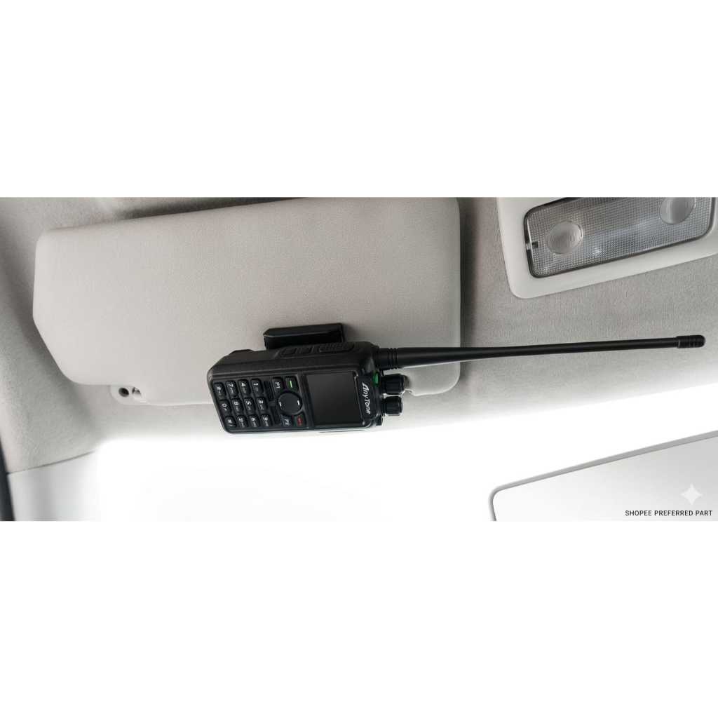 Suporte de Quebra-Sol para Rádio HT - Tático e Radioamador