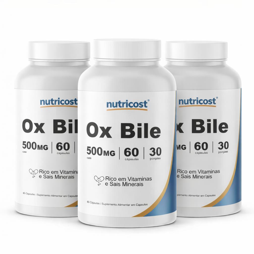 3 Ox Bile – Suporte Multivitamínico Premium | 60 cápsulas