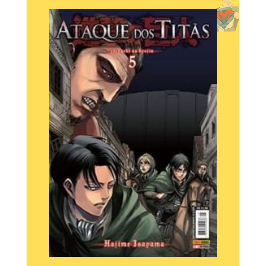 Mangás Ataque dos Titãs - USADOS EM MUITO BOM ESTADO