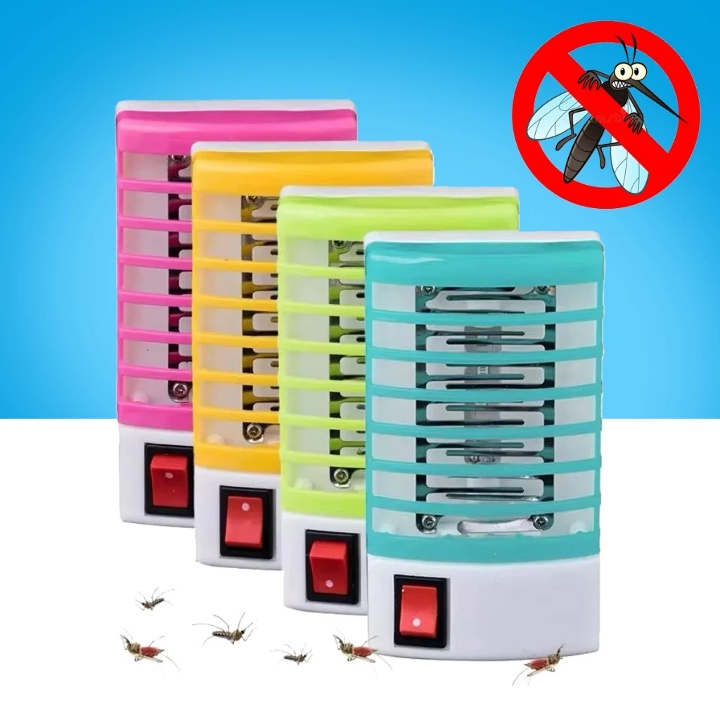 Kit 2 Luminária Mata Mosquitos E Moscas Repelente Lâmpada Led Armadilha Insetos Pernilongos Abajur-0223