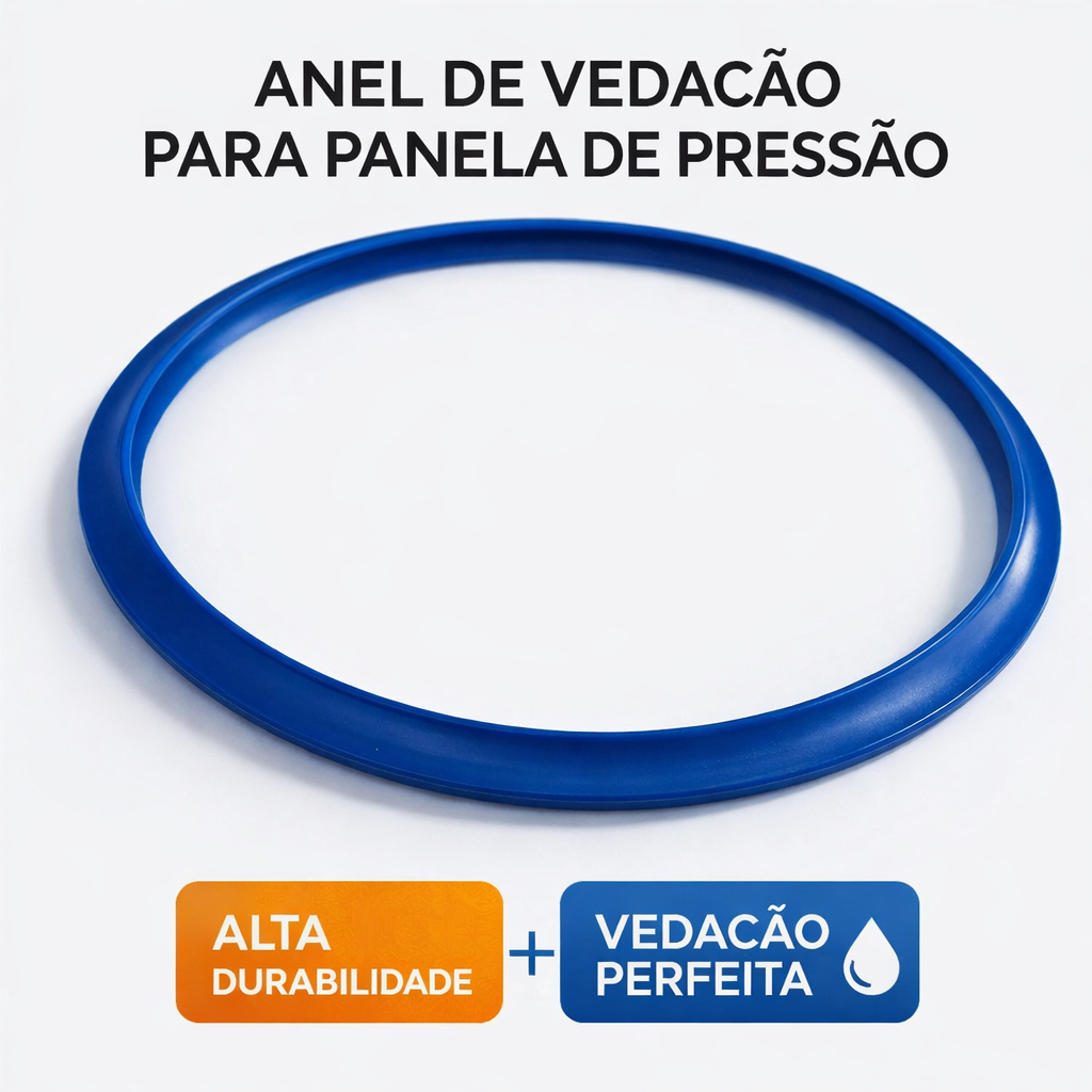 Borracha Panela Pressão Tramontina Vancouver 4,5L 6L A Original Silicone Azul | Vedação Perfeita