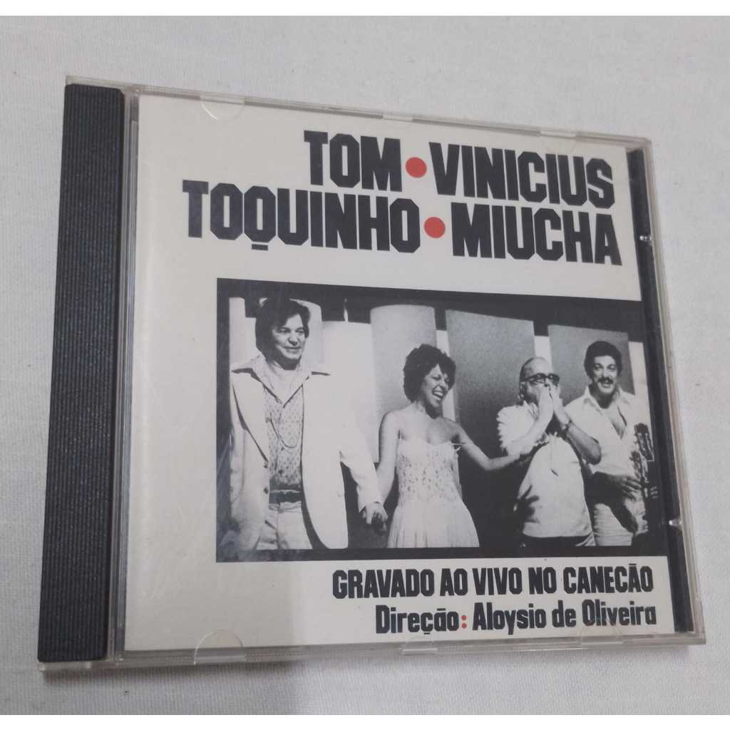 CD Tom, Vinicius, Toquinho, Miucha - Gravado Ao Vivo No Canecão ( 29251 )