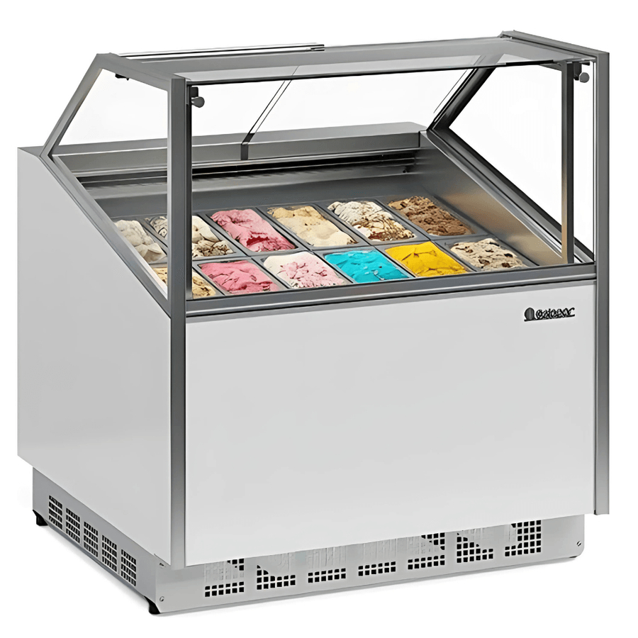 Vitrine Expositor de Gelato GESG12 BR 220v Gelopar