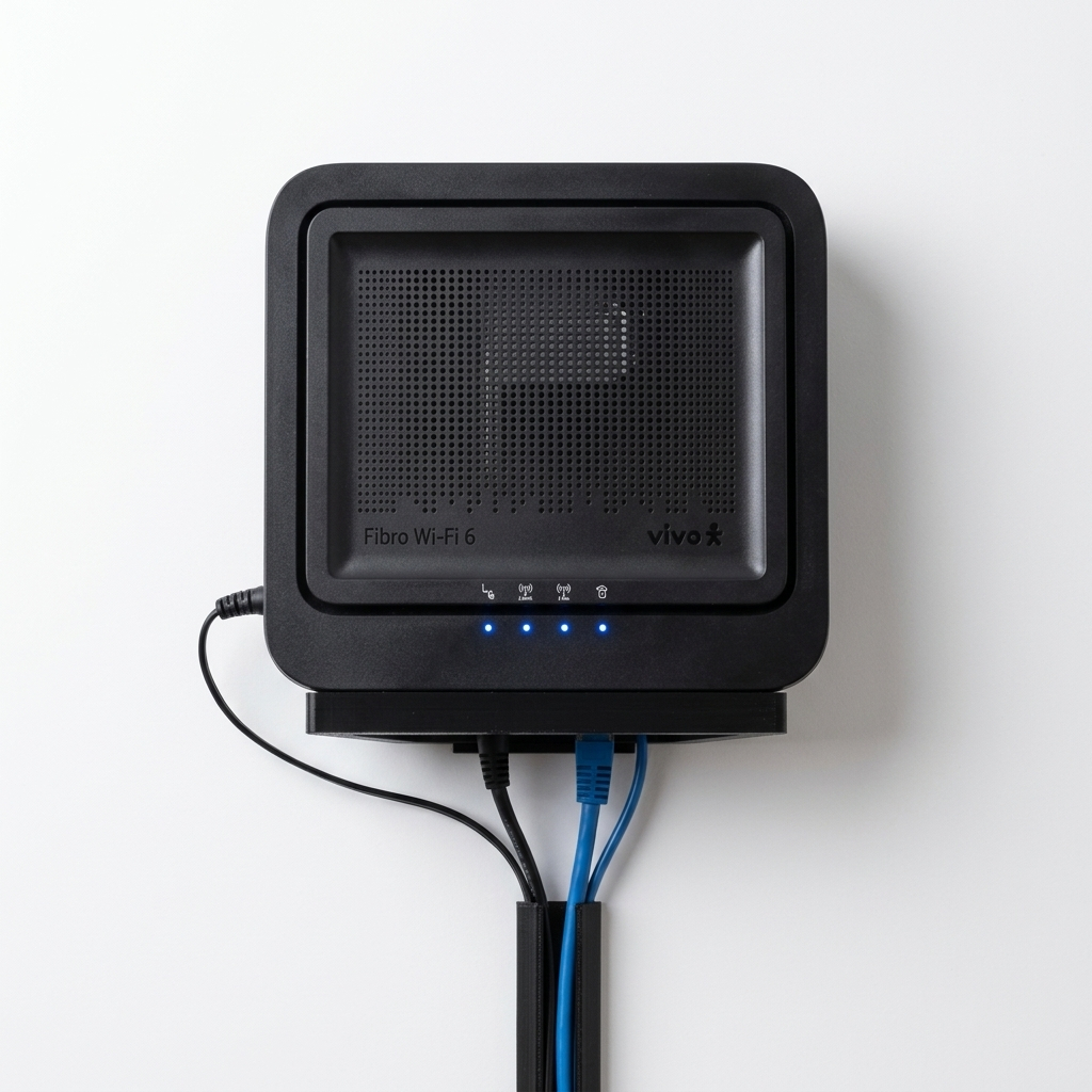 Suporte Parede Modem Vivo Fibra 6 MitraStar