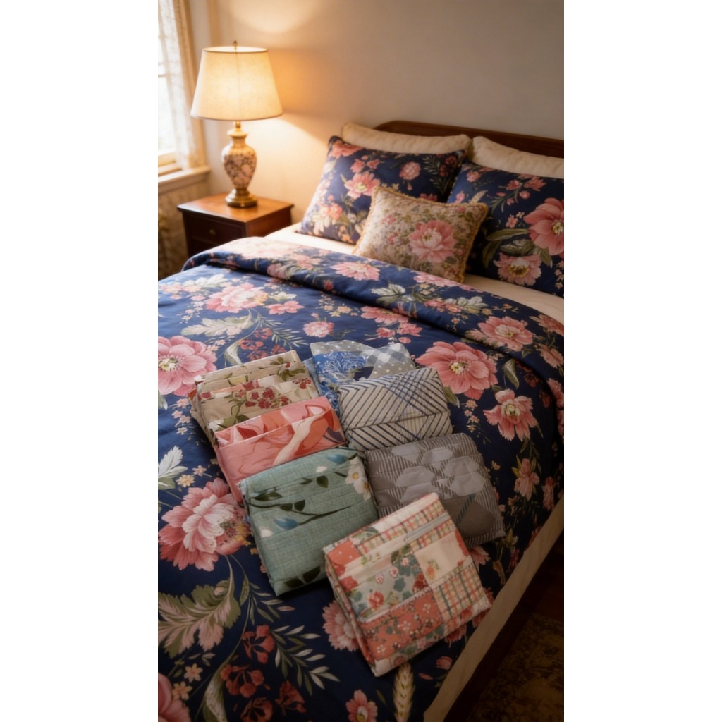 Lençol Casal Queen 3 Peças Estampado Micropercal Toque Macio