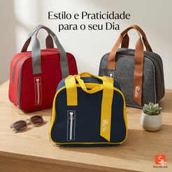Bolsa Térmica para marmita. Mochila térmica lisa