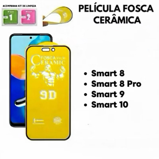 Película CERÂMICA FOSCA Flexível 9D Para Infinix Smart 9 10 8 Pro Smart8 Pro Smart9 Smart10 em Oferta na Shopee