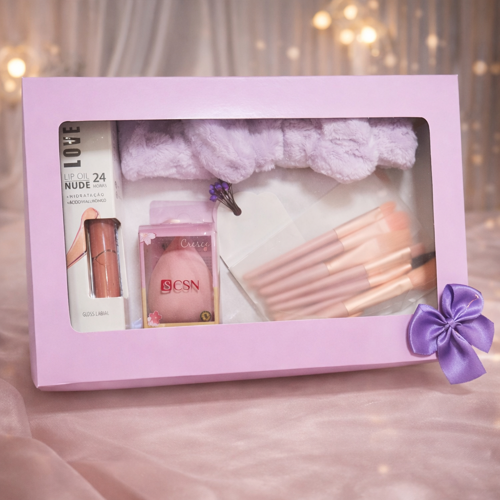 Kit Presente Feminino Elegante Completo com Maquiagem Acessórios Dia da Mães, Namorados em Oferta na Shopee