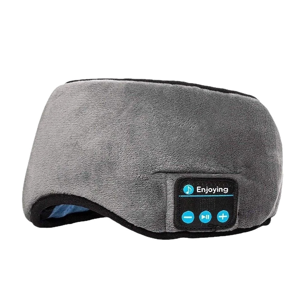 Tapa Olho Máscara Dormir Fone De Ouvido Bluetooth Confortável