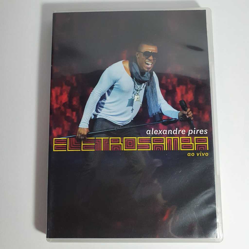 DVD Alexandre Pires Eletrosamba Ao Vivo – Samba, Pagode, Show, Brasil, Ao Vivo - Original - MPB