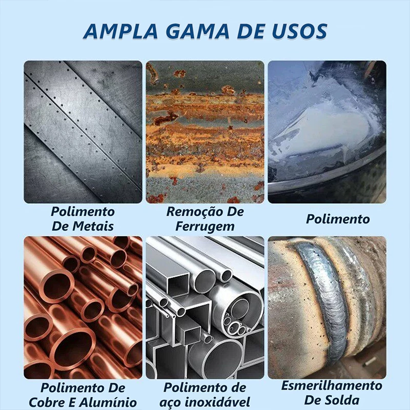 Kit 5 Discos de Limpeza Flap 115mm para Remover Tintas — foto 5