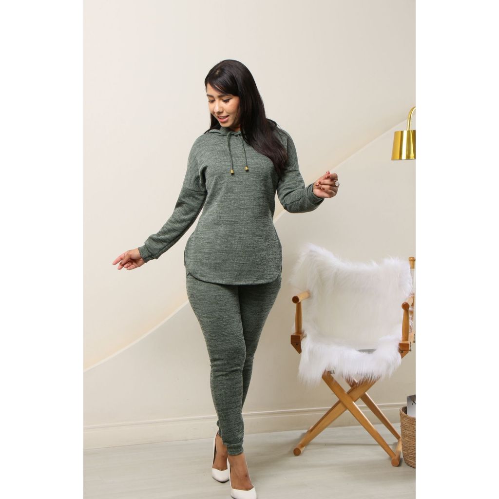 Conjunto De Frio Lanzinha Ribi canelada moda Inverno Elegante e Tecido Disponível M.G.GG