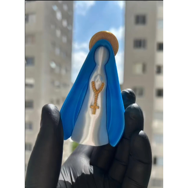 Nossa Senhora Aparecida 3D | Imagem Católica Decorativa | Presente Religioso