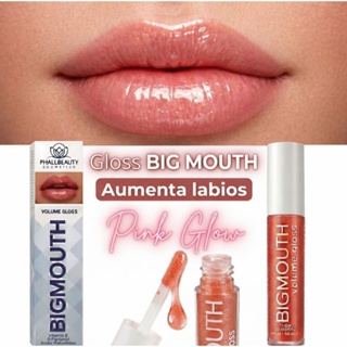 Gloss Aumenta Lábios Big Mouth Plump PhálleBeauty – Volume Instantâneo, Hidratante Ácido Hialurônico, Brilho Espelhado em Oferta na Shopee