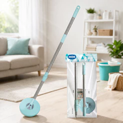 Esfregão Mop Refil Giratório Esfregão Mor Extensor