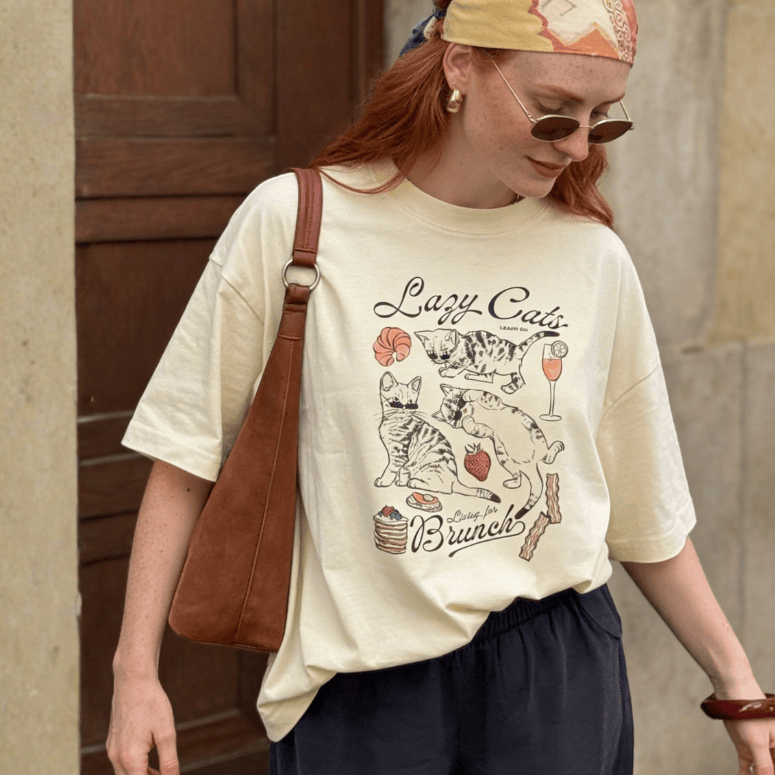 Camiseta Feminina Estampada 100% Algodão Basica Gato Rock Mar Estilosa Envio imediato Promoção