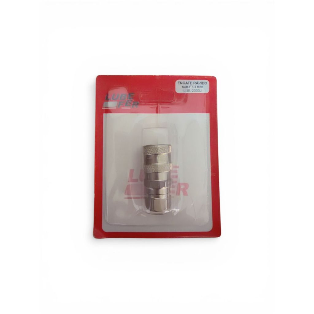 ENGATE RAPIDO COM ESFERA DE 1/4 COM ROSCA FEMEA DE 1/4 MINI · foto 2