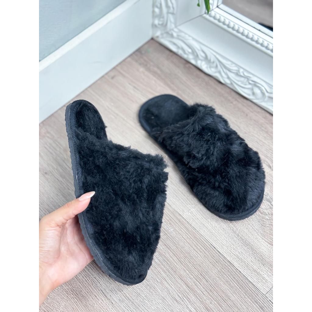 Pantufa pelúcia confortável,  Unissex, Anti derrapante, chinelo de quarto