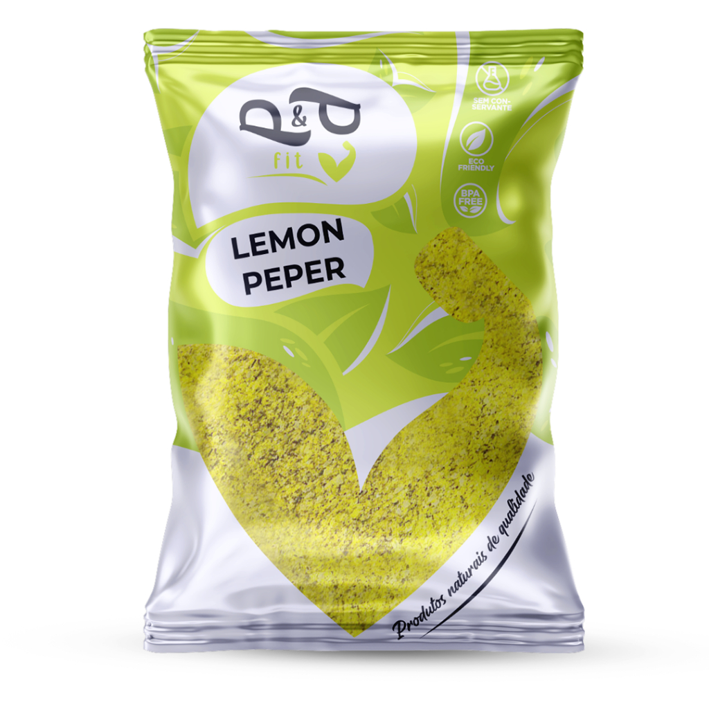 Tempero Lemon Pepper  1Kg/500g/250g Sem Glúten e Vegano - P&P