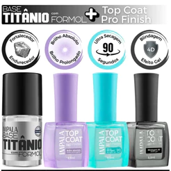Esmalte Impala Coleção Top Coat Pro Finish - Escolher