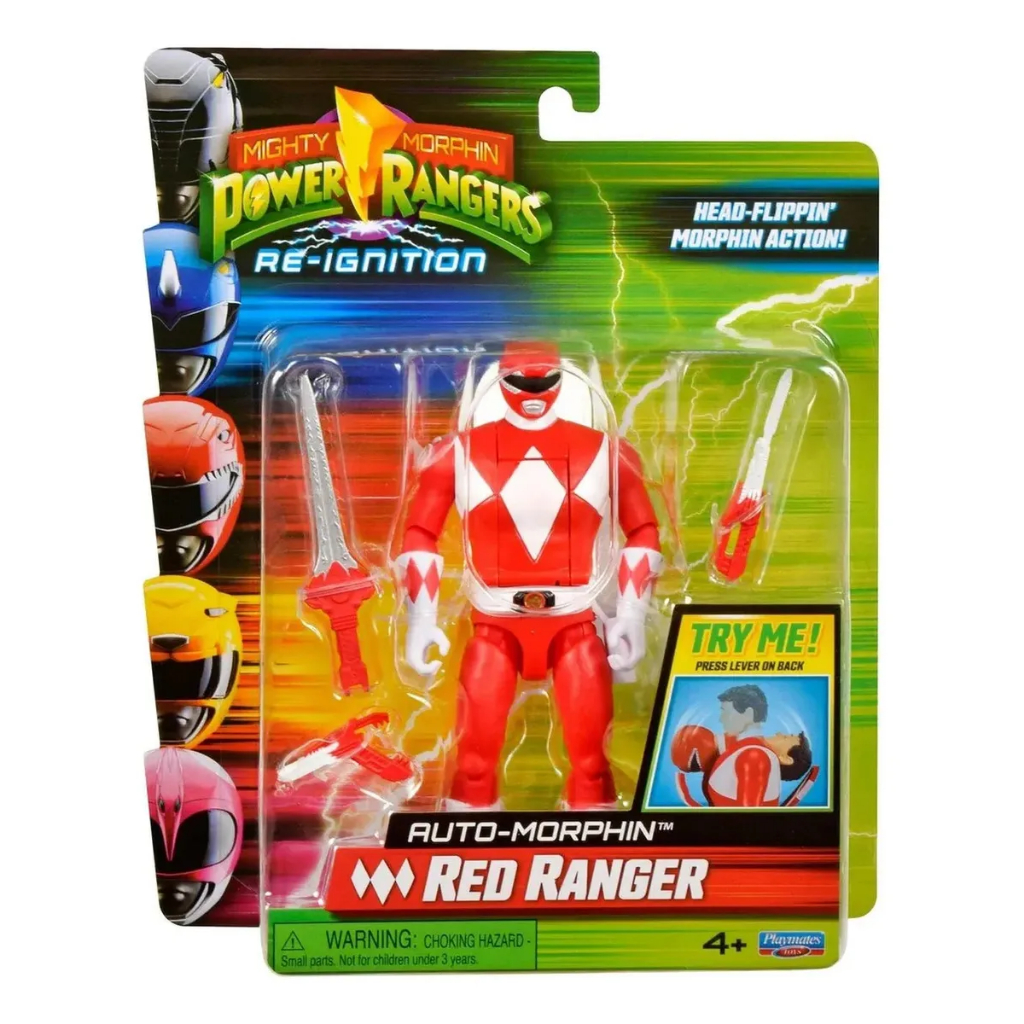 Bonecos Power Rangers Transformáveis Re-igition e Vilões - Sunny 5180