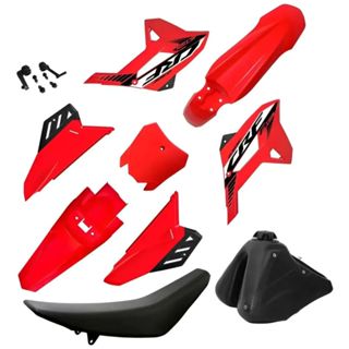 Kit Plástico Roupa Crf 230 2024 Biker Action 4ction Crf230 Full Com Banco e Tanque em Oferta na Shopee