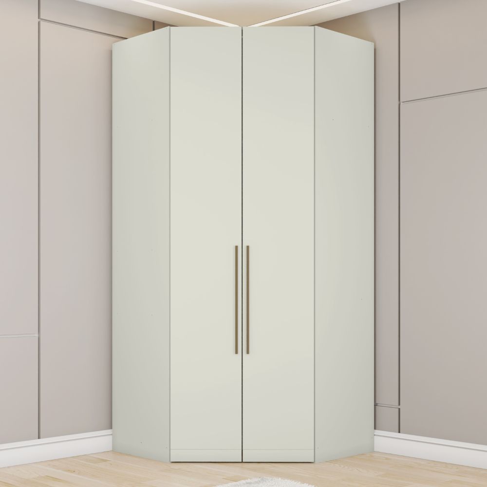 Guarda-Roupa Modulado Canto Closet 2 Portas 3 Gavetas Seletto Henn