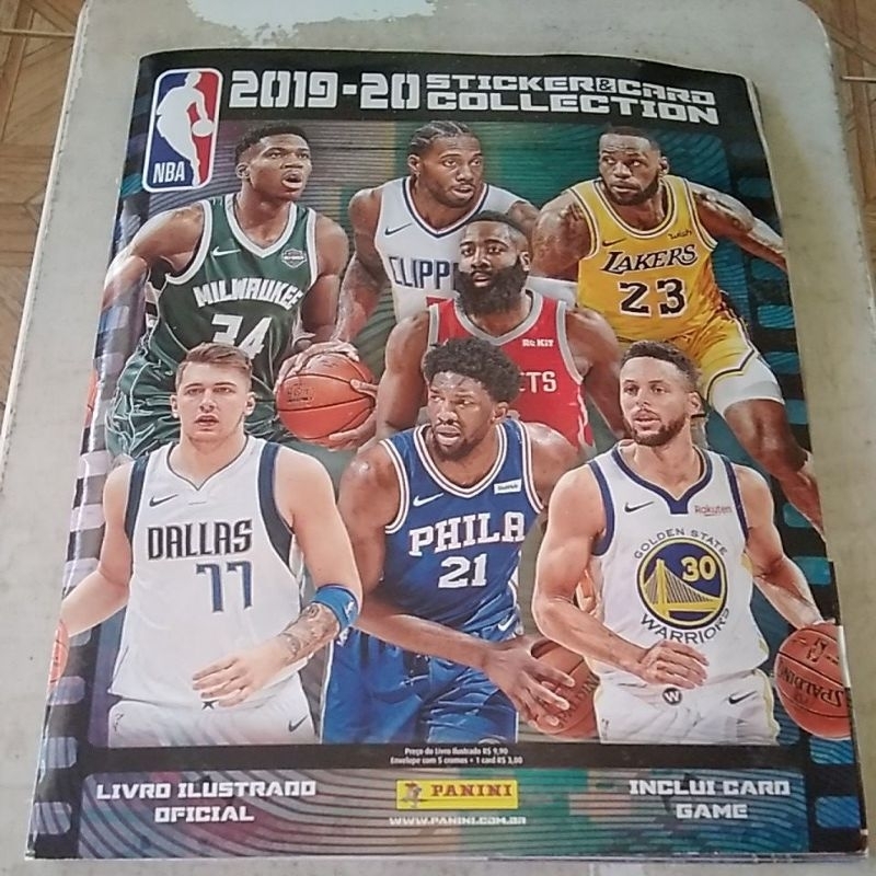 Álbum De Figurinhas Nba 2019-20 - Completo