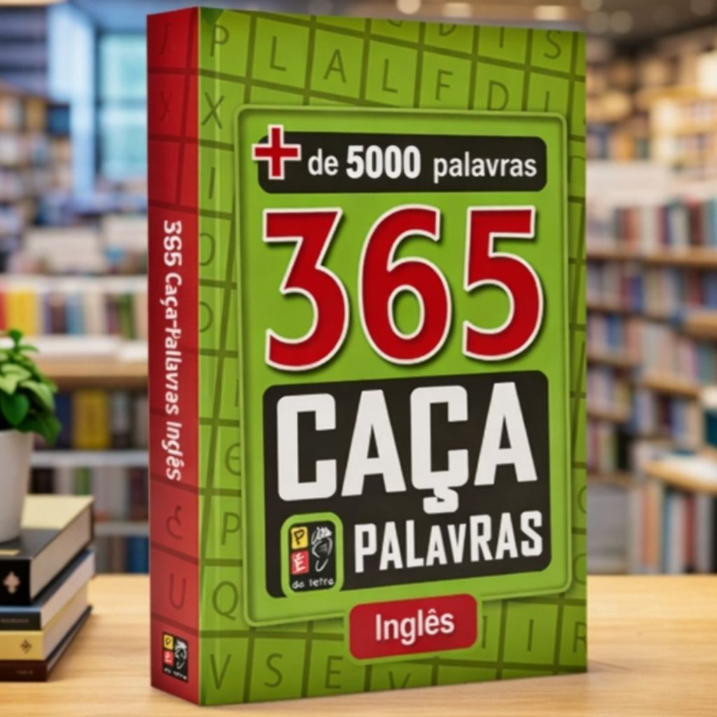 365 Caça Palavras Inglês + De 5000 Palavras