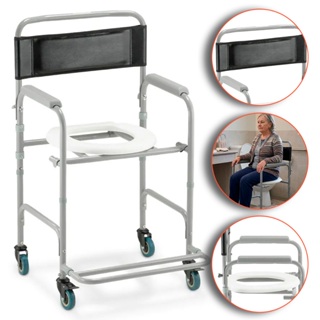 Cadeira Para Banho D30 Higiénica Dobrável Até 100kg - Dellamed em Oferta na Shopee