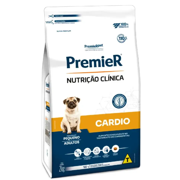 Ração PremieR Pet Nutrição Clínica Cardio Cães Adultos Porte Pequeno 2kg