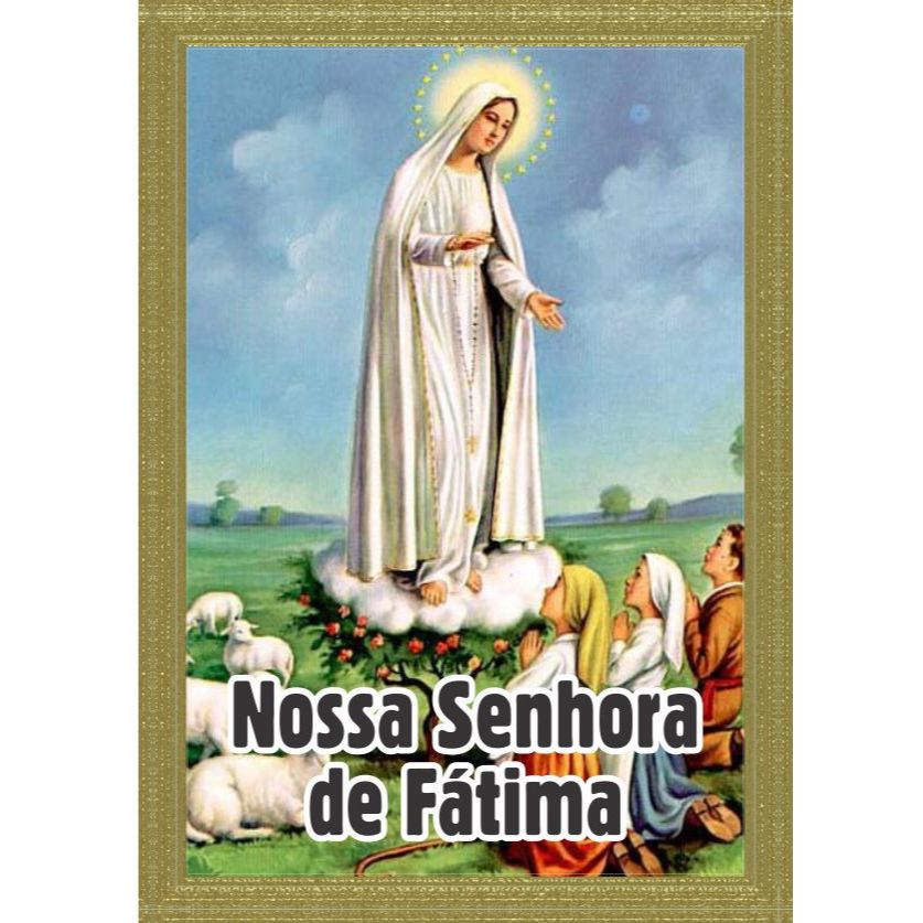Santinho Nossa Senhora de Fátima