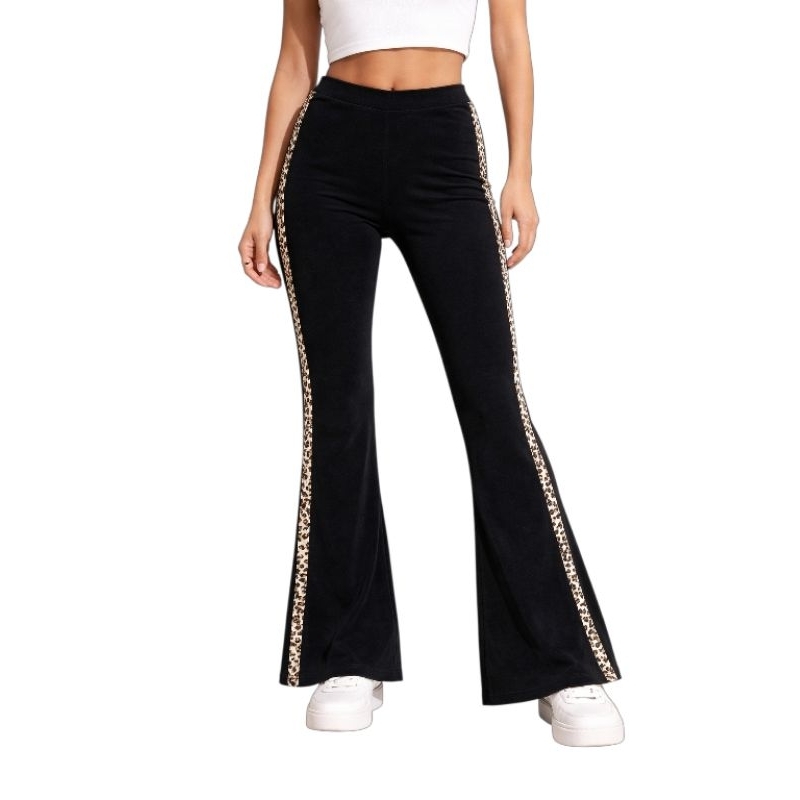 Calça Flare Moletinho Feminina Premium Cintura Alta Caimento Perfeito