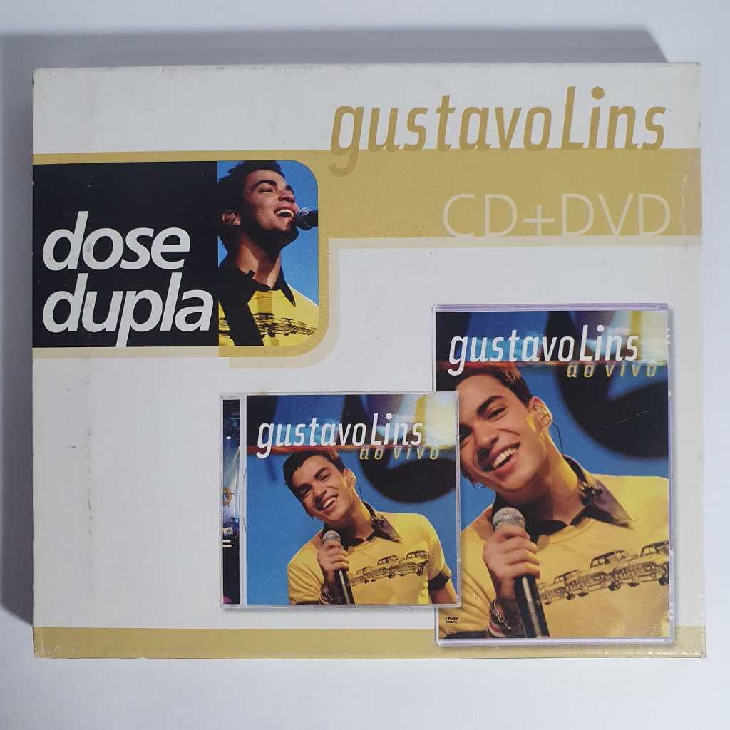 CD + DVD Gustavo Lins – Ao Vivo | Samba, Pagode, Brasil, Anos 2000 - Original - MPB - Retrô Música