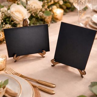 KIT 2 Mini lousa decorativa, lembrete, festas, informativo lousa 10x15cm mdf em Oferta na Shopee