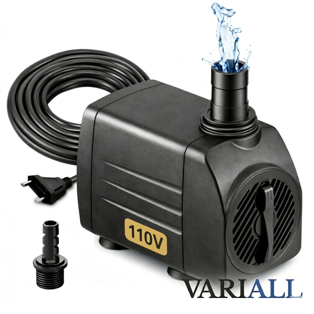 Bomba Submersa 1000L/h com Controle de Vazão Lago Aquário Fonte Cascata Água Doce 110V em Oferta na Shopee