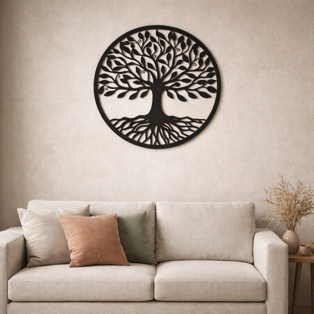 Árvore da Vida em MDF Corte a Laser – Decoração Moderna para Ambientes Internos e Varandas