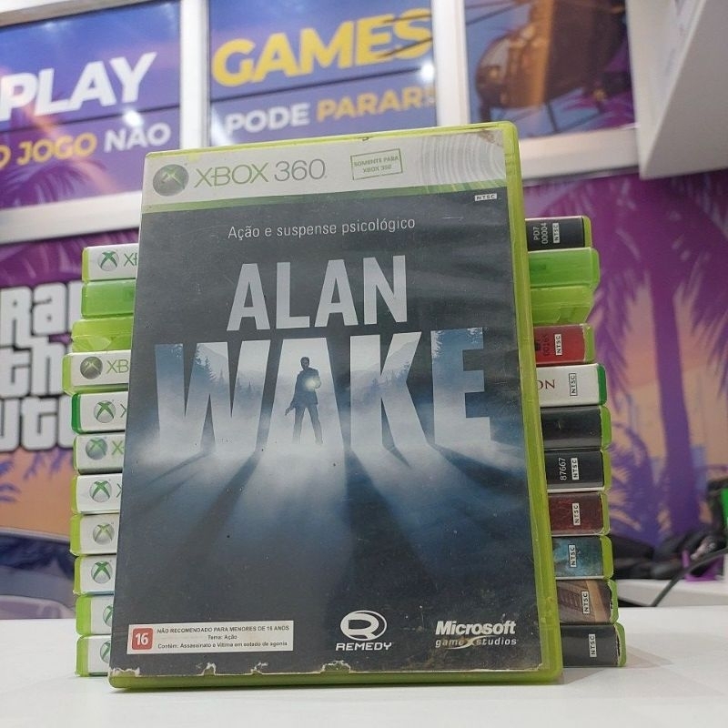 ✅️JOGO XBOX 360 ALAN WAKE MÍDIA FÍSICA ‼️