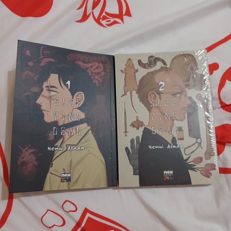 (usado) vol. 1 e 2 sleeping dead mangá yaoi bl