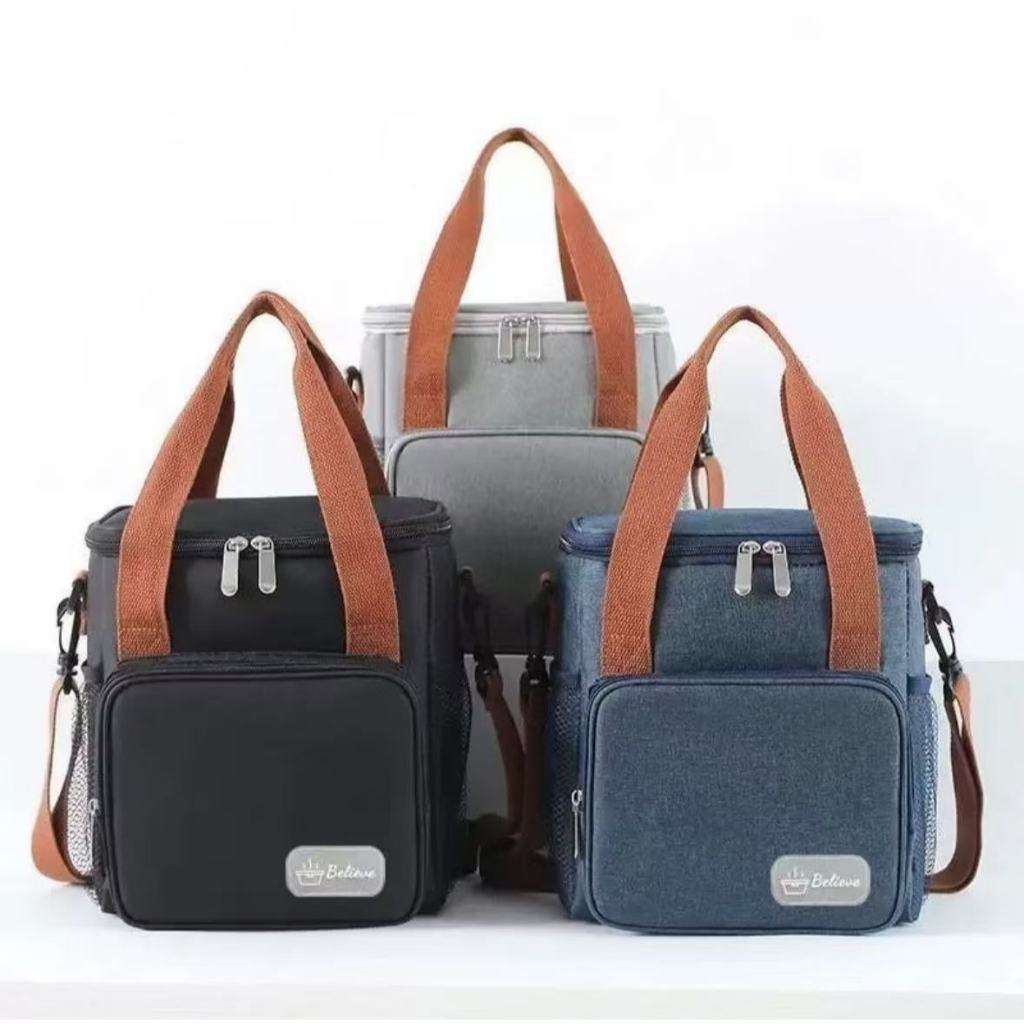 Bolsa Térmica Porta Alimentos com Alça Transversal Regulável, Modelo Frasqueira Resistente para Praia, Passeios e Piquen