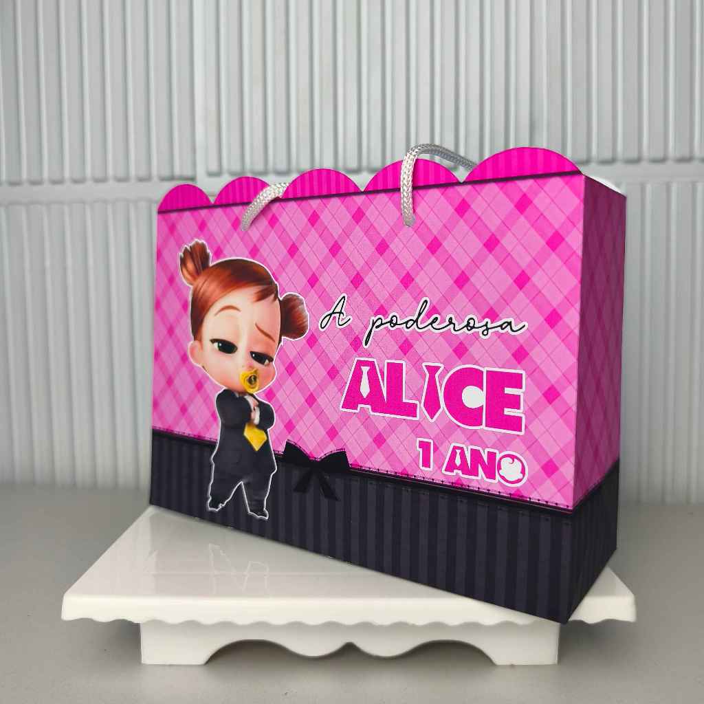 Sacolinha Personalizada PEGUE E MONTE Poderosa Chefinha  Lembrancinha Festa infantil sacolinha surpresa