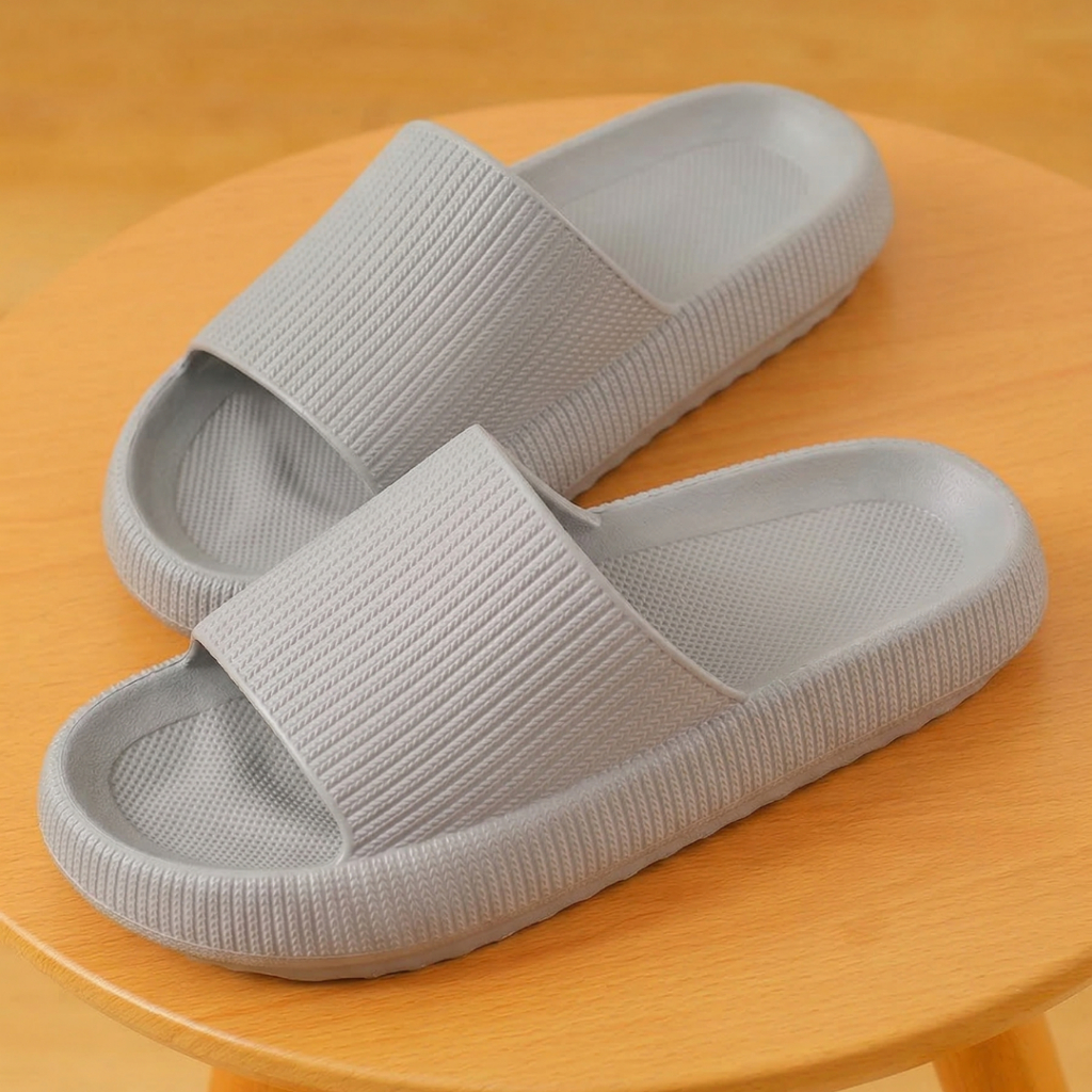 Slide Nuvem Chinelo Ortopédico Confortável Unissex, Antiderrapante, Leve e Estiloso